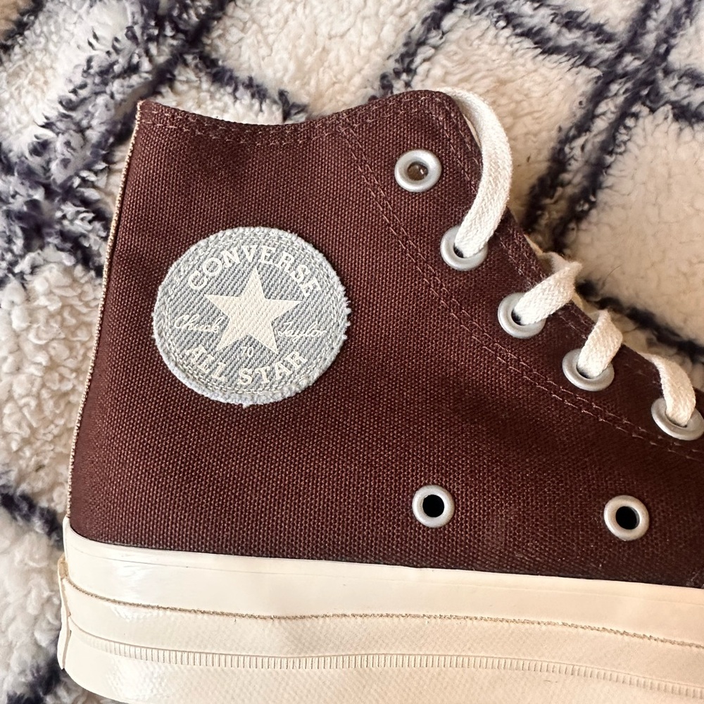 ⚪️🟤 Converse Hightop - Picture 5 of 7